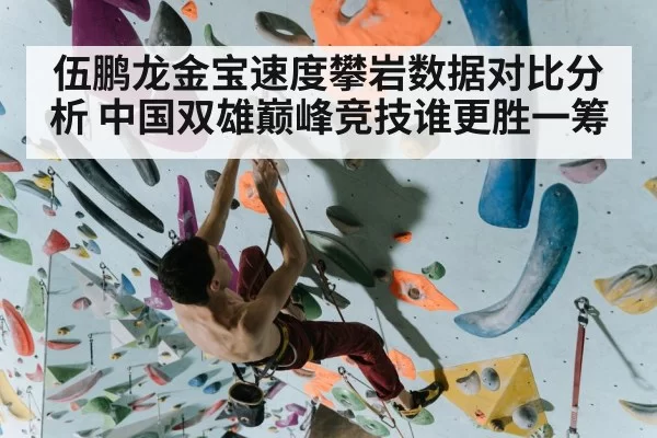伍鹏龙金宝速度攀岩数据对比分析 中国双雄巅峰竞技谁更胜一筹